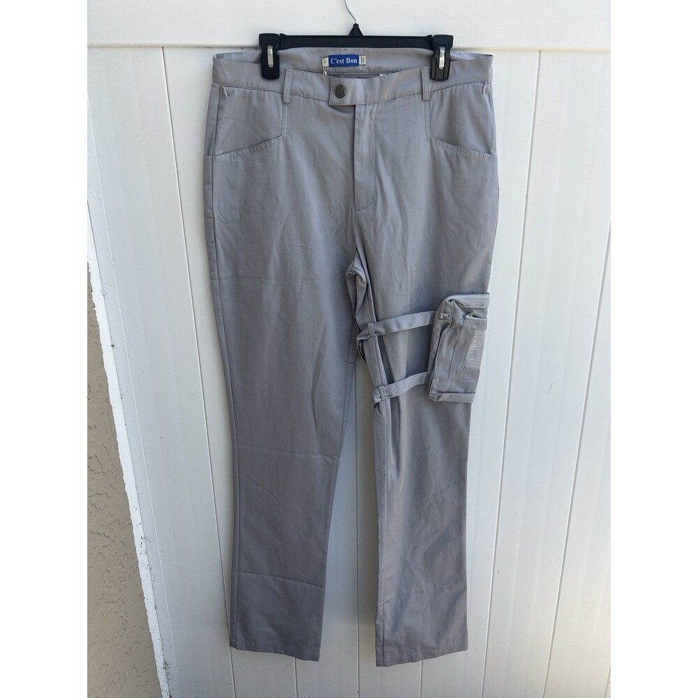 C'est Bon Gray Tactical Pants Large 35x35 Utility New
